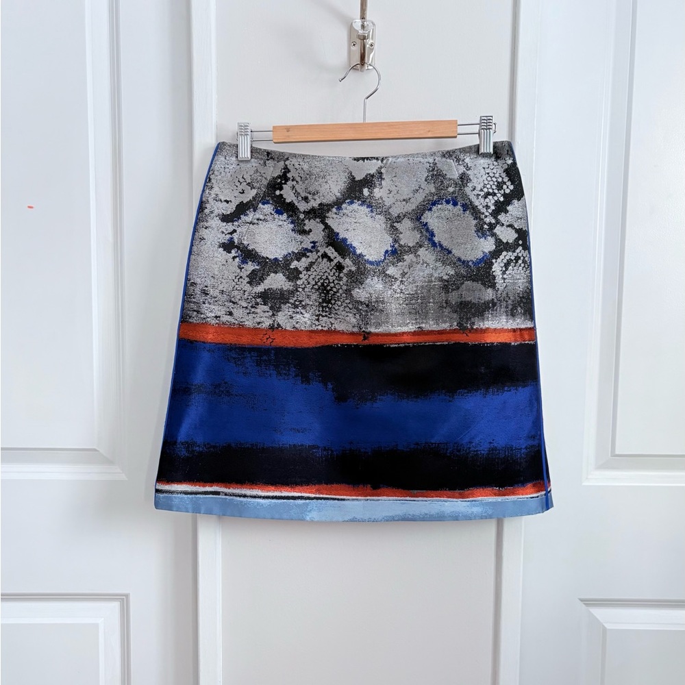 Elie Tahari Abstract Print Mini Skirt – Size US 8